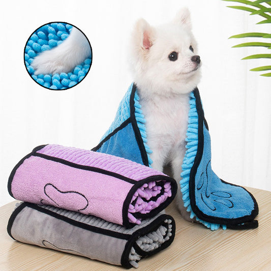 Super Soft and Quick-Dry Pet Bath Towel. - PerroPaws Essential